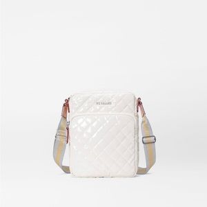 MZ Wallace Snow Lacquer Large Metro Crossbody